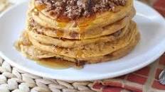 Pumpkin Cinnamon Streusel Pancakes
