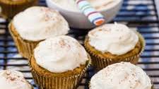 Pumpkin Muffins with Cream Cheese Frosting