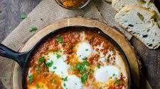Pumpkin Shakshuka (Baked Eggs in Tomato Stew)