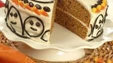 Pumpkin Spice Ghost Cake