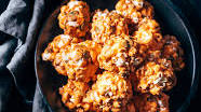 Pumpkin Spice Popcorn Balls