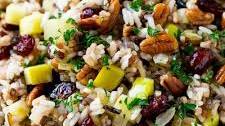 Rice Pilaf with Cranberries and Pecans