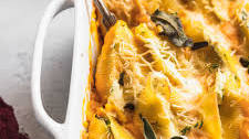 Ricotta Stuffed Shells with Butternut Squash Sauce