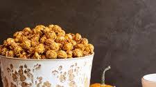 Ridiculously Easy Pumpkin Pie Spiced Caramel Corn