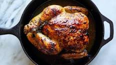 Roast Chicken With Maple Butter and Rosemary