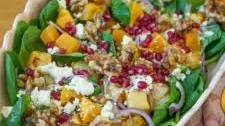 Roast Pumpkin, Feta and Candied Walnut Salad