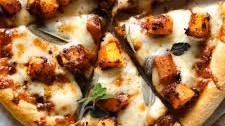 roasted bbq butternut squash harvest pizza