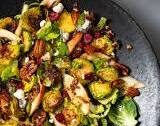 Roasted Brussels Sprouts Salad With Maple-Balsamic Vinaigrette