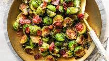 Roasted Brussels Sprouts with Bacon