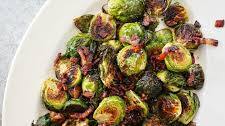 Roasted Brussels Sprouts with Bacon and Balsamic