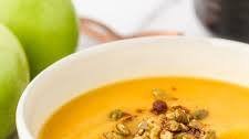 Roasted Butternut Squash and Apple Soup