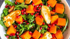 Roasted Butternut Squash, Pomegranate and Arugula Salad