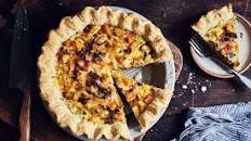 Roasted Butternut Squash & Spinach Quiche