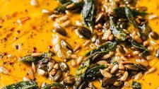 Roasted Pumpkin Soup with Sizzled Sage