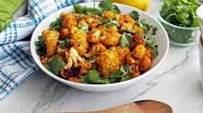 Roasted Spicy Cauliflower with Paprika and Turmeric