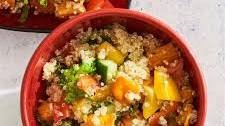 Roasted Sweet Potato Quinoa Salad