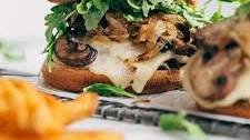 Rockin’ Sweet Onion Mushroom Swiss Burgers