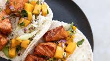 salmon tacos with mango salsa