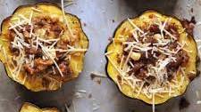 Sausage and Apple Stuffed Acorn Squash