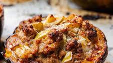 Sausage Stuffed Acorn Squash