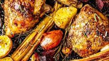 SHEET PAN BALSAMIC CHICKEN AND ROOT VEGETABLES