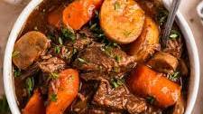Slow Cooker Beef Stew With Mushrooms