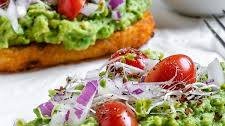 Smashed Avocado Hashbrown Toast