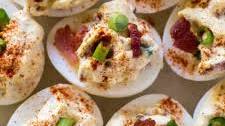 Smoky Bacon Deviled Eggs