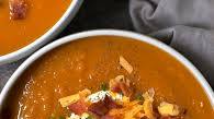 Smoky Loaded Sweet Potato Soup