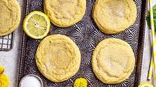 Soft and Chewy Lemon Sugar Cookies