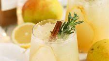 Sparkling Pear Ginger Mocktail