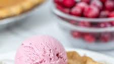 Spiced Cranberry Ice Cream