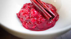 Spiced Cranberry, Pear and Ginger Sauce
