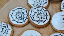 Spiderweb Gingerbread Cookies