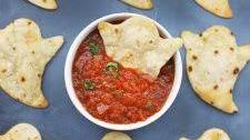 Spooky Baked Halloween Chips