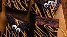 Spooky Gluten free Bat Brownies