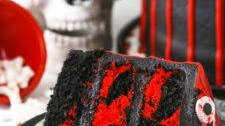 Spooky Halloween Marble Cake