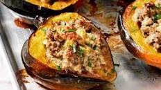 Stuffed Acorn Squash with Sausage