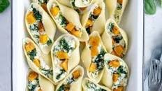 Stuffed Pasta Shells with Spinach, Ricotta and Butternut Squash