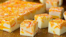 Swirled Candy Corn Fudge