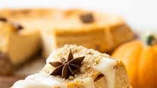 The BEST Bourbon Pumpkin Cheesecake