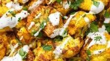 Turmeric Spiced Roasted Cauliflower
