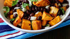 Vegan Black Bean and Sweet Potato Salad