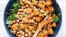 Warm Butternut Squash and Chickpea Salad