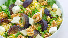 Warm Goat's Cheese, Red Onion and Walnut Pasta Salad