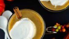 Warm Pumpkin Spice Rum Cocktail