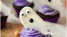 White Chocolate Ghosts Cupcake & Cake Toppers