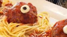 Zombie Eyes – Halloween Meatballs