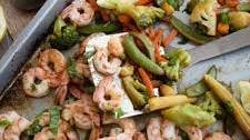 20 Minute Honey Garlic Shrimp and Veggies