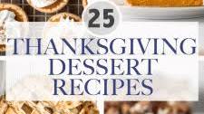 25 Best Thanksgiving Dessert Recipes